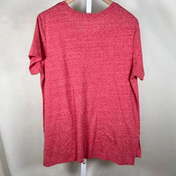 State of Mine Holiday T-Shirt Size XL Red Short Sleeve Script Party Fireworks - Picture 2 of 4